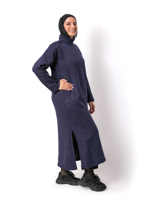 Navy L - Vent Pullover - Khotwh